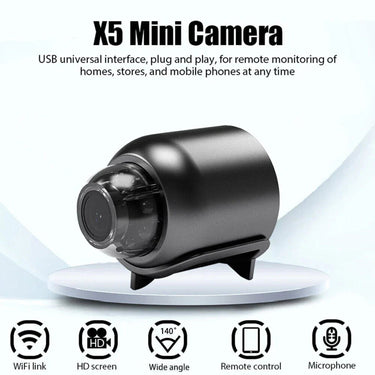 Mini WiFi Camera With 1080P Night Vision And Easy App Setup For Home Security - Image 7
