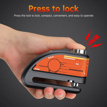 Motorcycle Disc Lock Alarm With 120dB Motion Sensor And Waterproof Body - Image 2