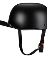 Motorcycle Helmet With Classic Cap Style Dot Approved - Image 1