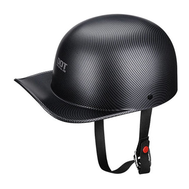 Motorcycle Helmet With Classic Cap Style Dot Approved - Image 12