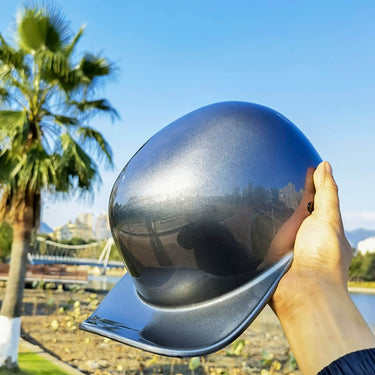 Motorcycle Helmet With Classic Cap Style Dot Approved - Image 7
