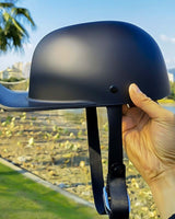 Motorcycle Helmet With Classic Cap Style Dot Approved - Image 9