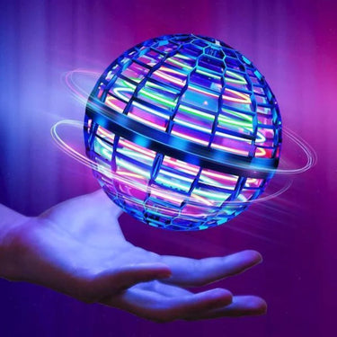 Motorised Hover Ball LED Light Up Toy With Boomerang Return Action - Image 1