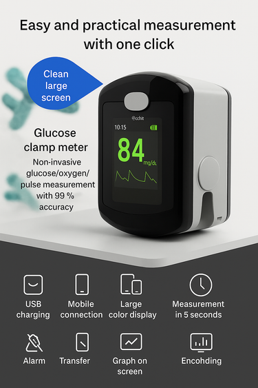 Non-Invasive Blood Glucose Monitor — 5-Second Readout | - 99% Accuracy 8-1 - Image 9