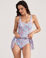 One Piece Swimsuit Flattering Swim Dress - hero