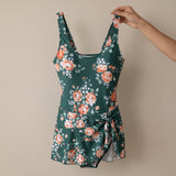 One Piece Swimsuit Flattering Swim Dress - scale