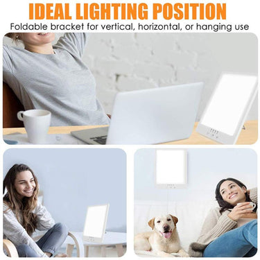 Phototherapy Lamp Ultra-Thin Foldable Bracket 12000 Lux Timing Function - Image 5