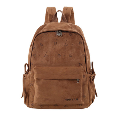 Plush Backpack with Adjustable Padded Shoulder and Zip Pocket - Image 4