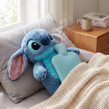Plush Hot Water Bottle With Stitch Design Provides Comforting Warmth For Cold Fingers - hero