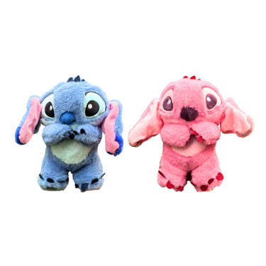 Plush Toy Blue And Pink Plush With White Belly - Image 2