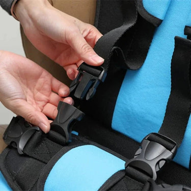 Portable Car Seat For Travel Foldable Design With Quick-Install Harness System And 5-Point Safety Harness - Image 9