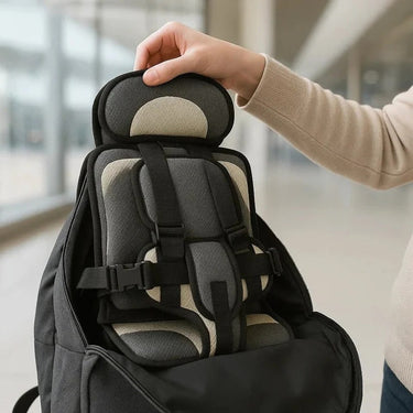 Portable Car Seat For Travel Foldable Design With Quick-Install Harness System And 5-Point Safety Harness - Image 3