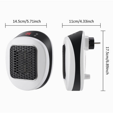 Portable Electric Heater 600w Compact Fast Heating Device With Remote Control For Rapid Ceramic Warmth - Image 14