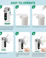 Portable Nebulizer With USB Rechargeable Whisper-Quiet Operation And Ultrafine Mist - Image 6