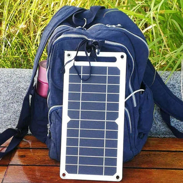 Portable Solar Panel Charger With USB Output 6W Monocrystalline Waterproof For Indoor And Outdoor Use - Image 1