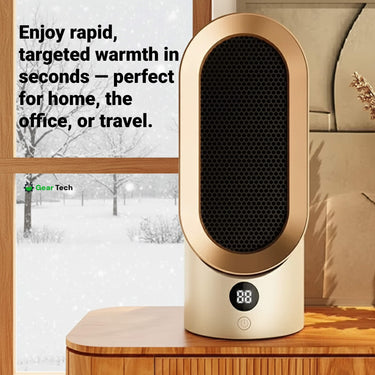 Portable Space Heater For Small Spaces Energy-Saving Room Heater With Instant Heat To Stay Warm This Winter - Image 2