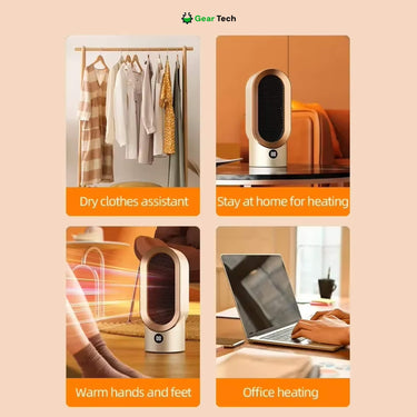 Portable Space Heater For Small Spaces Energy-Saving Room Heater With Instant Heat To Stay Warm This Winter - Image 6