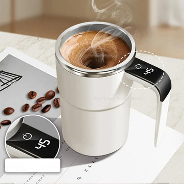 Rechargeable Self-Stirring Mug With Temperature Display - Image 7