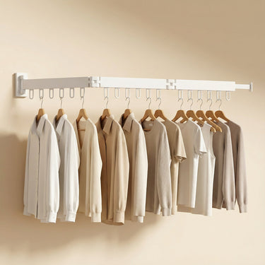 Retractable Wall Drying Rack With Space-Saving Design To Reclaim Valuable Floor Space - Image 5