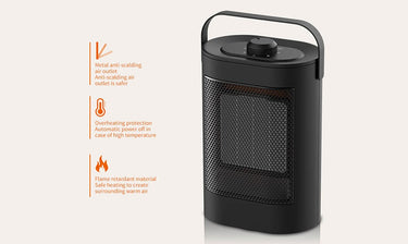 Sherum Portable Heater With Ptc Ceramic Heating Three-Gear Adjustment For Bedroom And Home Use - Image 4