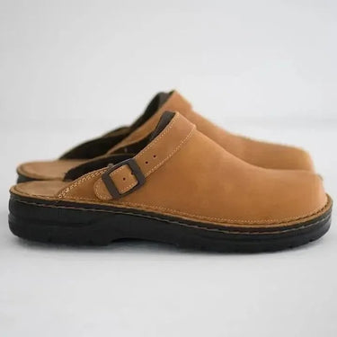 Slip On Clogs with Supportive Buckle Design and Cushioned Sole - Image 1