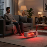 Smart Infrared Space Heater With Intelligent Thermostat And Fast Quiet Efficient Electric Fan Performance - Image 1