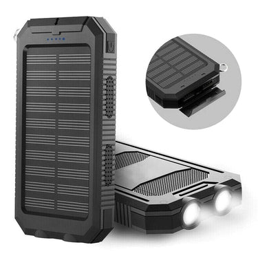 Solar Charger Power Bank With Dual USB Ports LED Flashlight And IP44 Waterproofing - Image 13