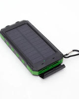 Solar Charger Power Bank With Dual USB Ports LED Flashlight And IP44 Waterproofing - Image 3