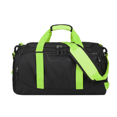 Sporty Travel Duffel Bag With Top Handles And Shoulder Strap With Or Accents - Image 3