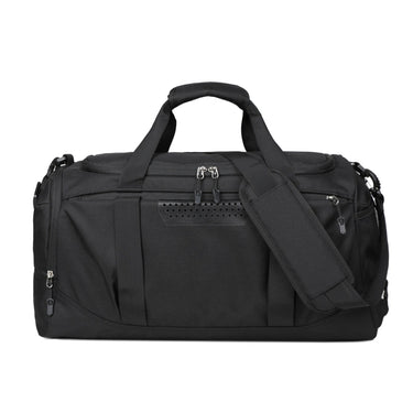Sporty Travel Duffel Bag With Top Handles And Shoulder Strap With Or Accents - Image 1