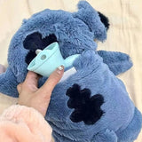 Stitch Plush Hot Water Bottle With Removable Rubber Insert Soft & Cozy Warmer - Image 8