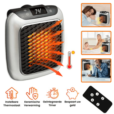 SusanSmith Mini Heater Portable Ceramic Room With Adjustable Thermostat And Quick Heating - Image 1