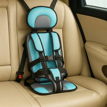 Travel Booster Seat with Secure Car Design and Cover - Image 9