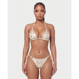Triangle Bikini Set Adjustable Two Piece Tie-Side - Image 1