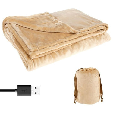 Usb Heated Blanket Portable Fleece Throw - Image 2
