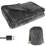Usb Heated Blanket Portable Fleece Throw - Image 3