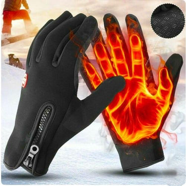 USB Heated Gloves Women Thermal Ladies Winter Snow Ski Cycling With Touchscreen Fingertips And Windproof Wrist Zipper - Image 1