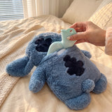 Plush Hot Water Bottle With Stitch Design Provides Comforting Warmth For Cold Fingers - Image 2