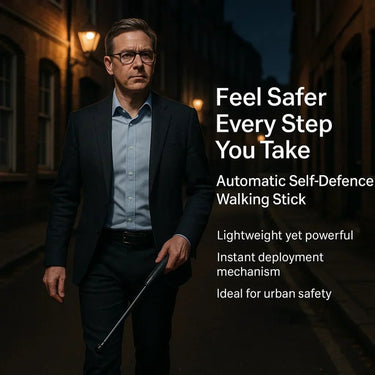 Walking Stick For Self Defense With Anti-Slip Grip And Instant Deployment - Image 8