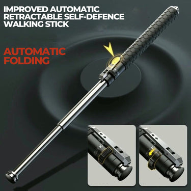 Walking Stick For Self Defense With Anti-Slip Grip And Instant Deployment - Image 3