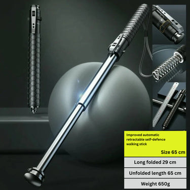 Walking Stick For Self Defense With Anti-Slip Grip And Instant Deployment - Image 14