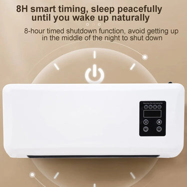 Wall Mounted Heater 2-In-1 Heated Clothes Airer And Room Heater With Remote Drying & Cooling - Image 10