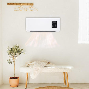 Wall Mounted Heater 2-In-1 Heated Clothes Airer And Room Heater With Remote Drying & Cooling - Image 4