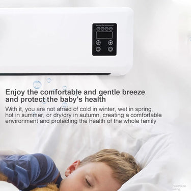 Wall Mounted Heater 2-In-1 Heated Clothes Airer And Room Heater With Remote Drying & Cooling - Image 6