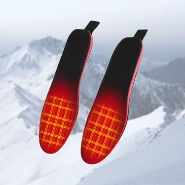 Wireless Heated Shoe Insoles With Remote Control And Arch Support Cushioned Red Foam Base - Image 6