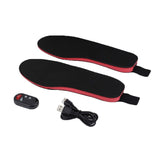 Wireless Heated Shoe Insoles With Remote Control And Arch Support Cushioned Red Foam Base - Image 5