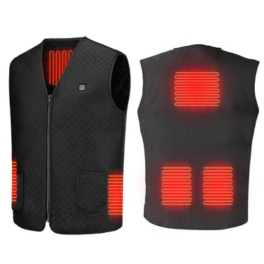 Women Heated Vest With Diamond Quilted Slim Fit And USB Rechargeable Design - Image 1