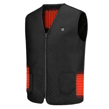 Women Heated Vest With Diamond Quilted Slim Fit And USB Rechargeable Design - Image 2