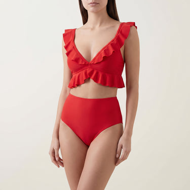 Women's Bikini Set Flattering Two Piece Ruffle - hero