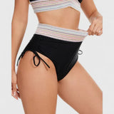 Women's Bikini Set Flattering High-Waist Two-Piece V-Neck - Image 4